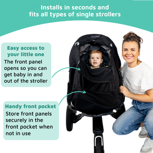 snooze shade plus extra sunshade for buggy