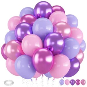 Pink and Purple Balloons