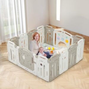 EROMMY Foldable Baby Playpen