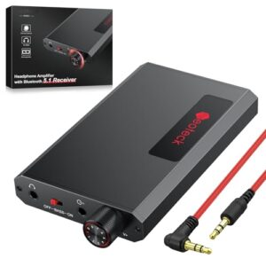 Portable Headphone Amplifier with Bluetooth 5.1 Receiver