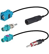 DAB + Car Aerial Fakra Adapter Cable Fakra C Male to 2 x Fakra C Female Y Type Pigtail Cable RG17...