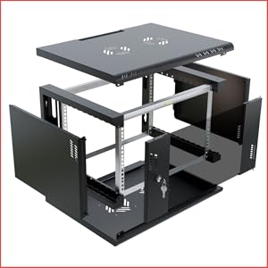 pc wall mount 4u rack case