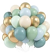 Brown Balloons, 12 Inch Coffee Brown Tan Cream Sand White Balloons for Neutral Bear Baby Shower Boho
