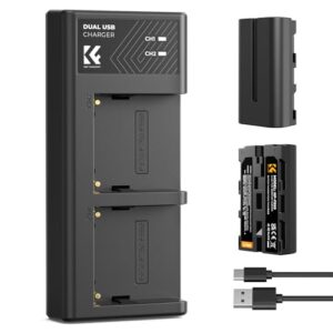 K&F Concept NP-F550 Battery and Charger Kit
