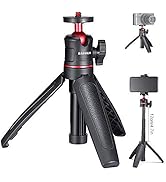 HAFOKO Magnetic Tripod Mount Adapter Base 360°Rotatable Universal Phone Tripod Mount for Fill Lig...