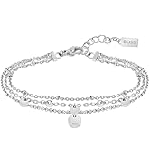 BOSS Jewelry Women's DINYA Collection Chain Bracelet in Stainless steel with silver or gold plating