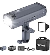 NEEWER Q300 300Ws 2.4G Outdoor Studio Flash with Q Compact Wireless Trigger, 7800mAh Li ion Batte...