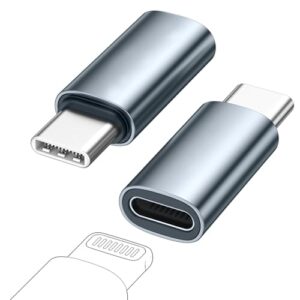 ASIRYVA 2pack Lightning To USB C Adapter