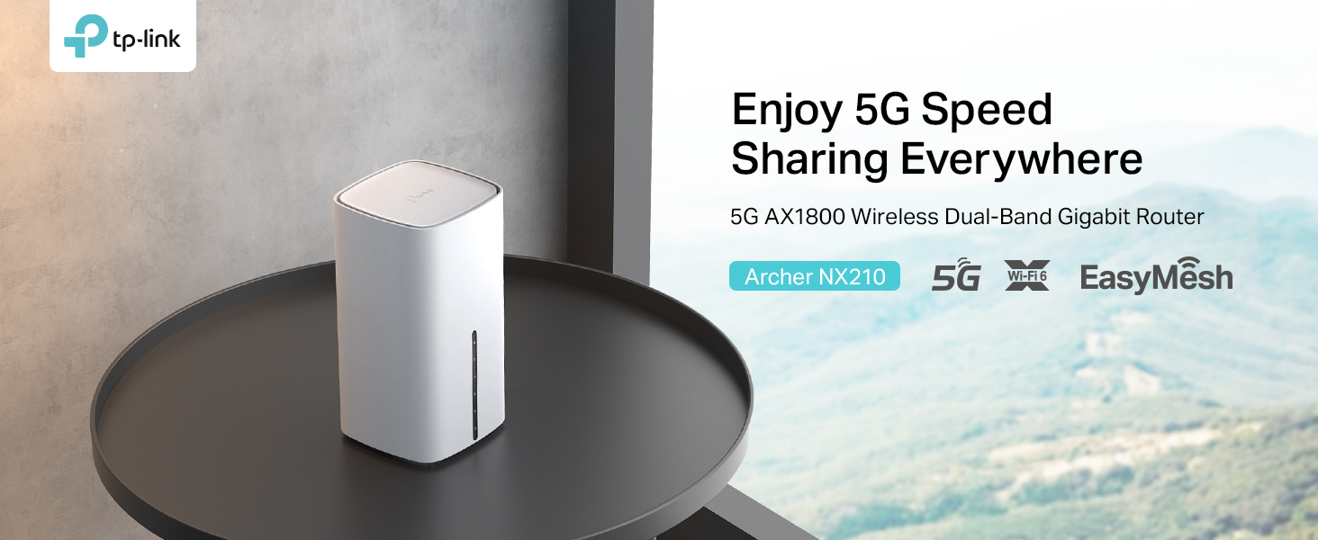 5G AX1800 Wireless Dual-Band Gigabit Router