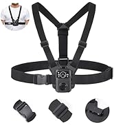 BOBLOV Body Camera Chest Mount, Dual Shoulder Vest for All Body Camera, Body Camera Harness, Dura...