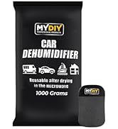 MY DIY Car Interior Dehumidifier Reusable 300 Gram Includes Anti-Slip Dashboard Mat Microwaveable...