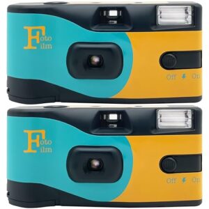 Fotofilm Pro Disposable Camera Single Use Film Ultramax 400 27 Exposure Flash - 2 pack