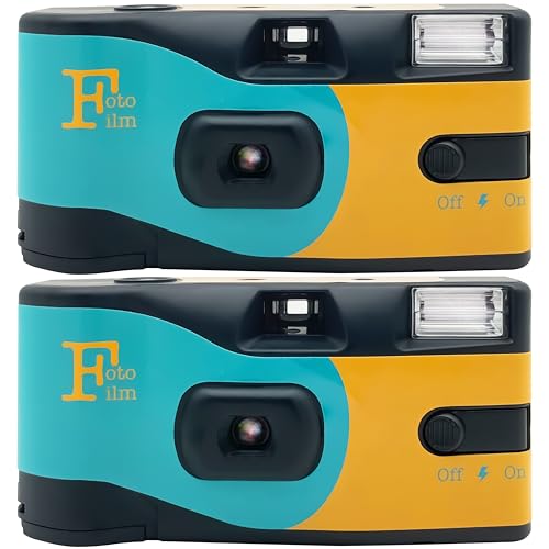 Fotofilm Pro Disposable Camera Single Use Film Ultramax 400 27 Exposure Flash - 2 pack