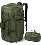 Lyweem Large Duffle Bag Backpack for Travel, 75L Heavy Duty Gym Duffel Bag for Men Women with Sho...