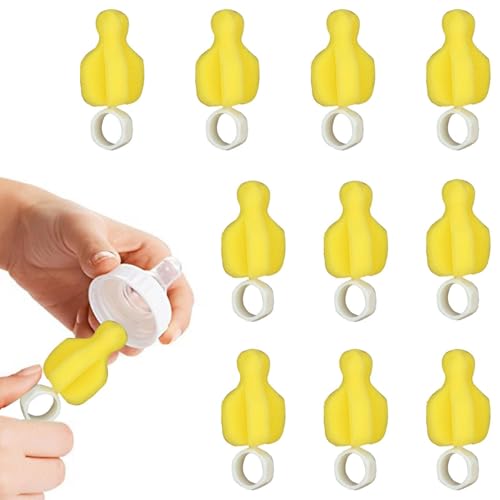 10Pcs Baby Bottle Brush Set – Sponge Nipple and Pacifier Cleaning Brushes