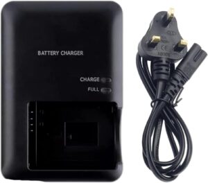 CB-2LC NB-10L Battery Charger Compatible with Canon CB-2LCC CB-2LCE EOS Rebel PowerShot SX40 HS SX50 HS SX60 HS G1X G3X G15 G16 Digital Camera with Power Supply Cord.