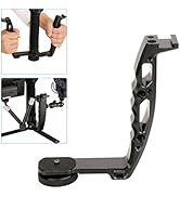 HAFOKO L Bracket Vertical Plate Mount for Gimbal Stabilizer 1/4'' 3/8'', DSLR Camera on Video Tri...
