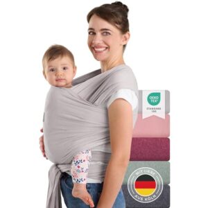 Baby Sling Newborn Made of 100% Organic Cotton - Baby Sling Oeko-Tex Certified up to 15 kg