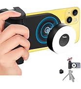 HAFOKO Magnetic Smartphone CapGrip Camera Cell Phone Selfie Grip Handle Photo Phone Shutter with ...