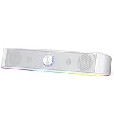 Redragon GS550 ORPHEUS PC Gaming Speakers, 2.0 Channel Stereo Desktop Computer Sound Bar with Com...