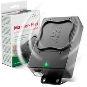 Gardigo® Battery Operated Car Martor Repellent | Mouse Repellent with Ultrasonic | Replacement Batteries Without Removal | Mobile Anti Rodent for Engine Compartment