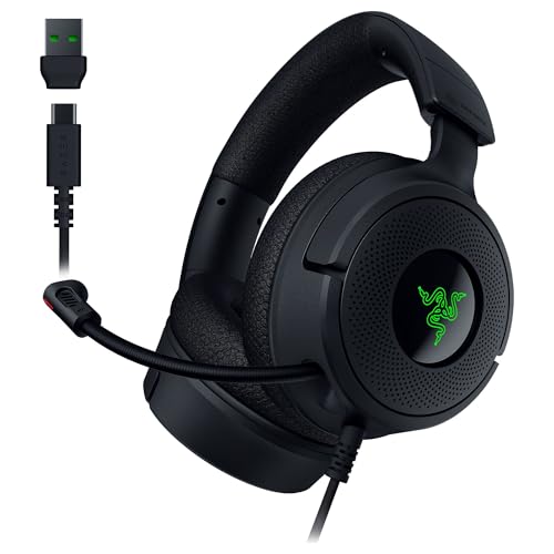 Razer Kraken V4 X - Wired PC Gaming Headset (TriForce 40mm Drivers