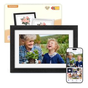 Digital Photo Frame Oak Wood: Eptusmey 32GB Memory 1280x800 HD Touch Screen Digital Picture Frame Wifi Wall Mountable Auto-Rotate Share Instantly via Uhale