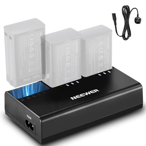 NEEWER NC3-Z1 Triple Slot Battery Charger Kit for NEEWER Z2 Z1 Z760 Z880 TTL Speedlite Flash