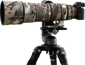 Rolanpro Camoflage Lens Cover for Sony FE 200-600mm F5.6-6.3 G OSS Coat Lens Protective Sleeve Case-#4 MC Waterproof