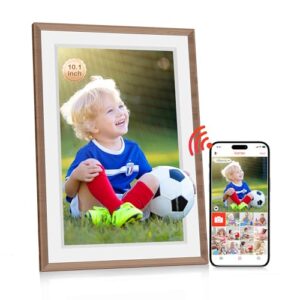 Frameo 10.1" WiFi Digital Photo Frame-Built in 32GB Memory with 1280 x 800 IPS HD Touch Screen Electronic Photo Frame