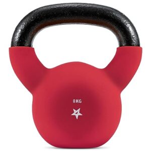 Yes4All 2-20kg Neoprene Coated Cast Iron Kettlebell