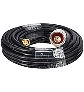 YILIANDUO SMA Cable SMA Male to Female plug Low Loss Coaxial Cable RG58 5M + 2 pcs RF Adapter SMA...