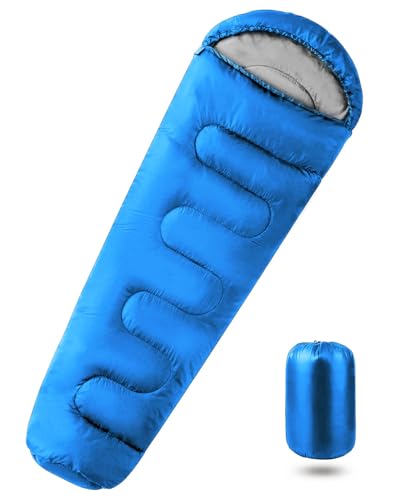 Lorrtta Sleeping Bags for Adults Ultralight 4 Season Single Person Warm Lightweight Sleeping Bag for Camping Lightweight Waterproof Indoor & Outdoor for Kids Teenagers Adults Hiking Backpacking