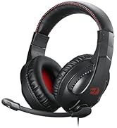 Redragon H376 Aurora Wired Gaming Headset, Virtual 7.1 Surround Sound, 40mm Drivers, in-line Cont...