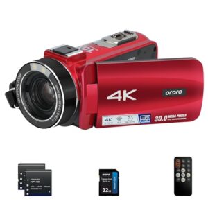 Video Camera with 10X Optical Zoom