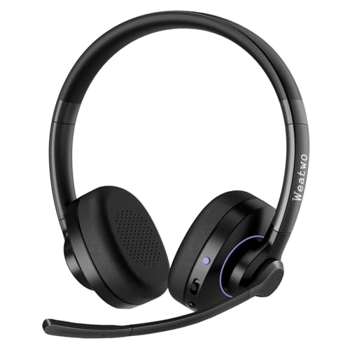 Wireless Headset with Noise Cancelling Microphone