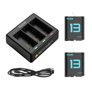 TELESIN Charger Kit for GoPro HERO13 Black