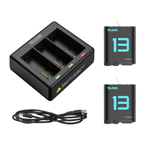 TELESIN Charger Kit for GoPro HERO13 Black