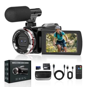 4K 60FPS Video Camera Camcorder with HDMI cable