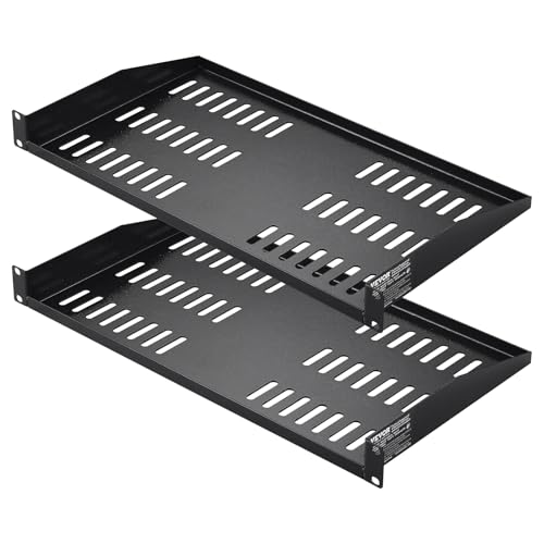 VEVOR 2PCS 1U Server Rack Shelf