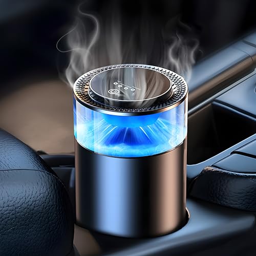 2025 Smart Waterfall-Inspired Car Air Freshener Electric Diffuser with 2 French Perfumes (Colognee + Ocean)