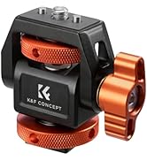 K&F Concept Super Clamp with Dual Ballhead Magic Arm, Camera Mount Clamp with Action Camera Phone...