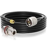 YILIANDUO CB Radio Extension Cable PL259 UHF Male to Male RG58 Coaxial Patch Lead 50cm for CB VHF...