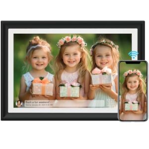 32GB 10.1 Inch WiFi Digital Picture Frame with 1280x800 HD IPS Touch Screen