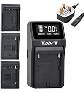 TAVT DMW-BLK22 Battery Charger for Panasonic DMW-BMB9E, DMW-BMB9, DMW-BLF19, LUMIX DC-S5, S5II, S...