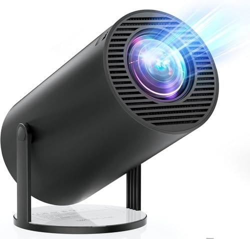 [Built-in Apps & Android 11.0] Mini Projector with WIFI 6 and Bluetooth