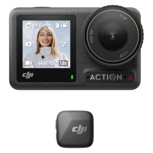 DJI Osmo Action 4 Standard Combo - 4K/120fps Waterproof Action Camera with a 1/1.3-Inch Sensor