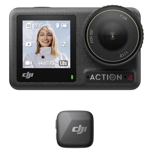 DJI Osmo Action 4 Standard Combo - 4K/120fps Waterproof Action Camera with a 1/1.3-Inch Sensor