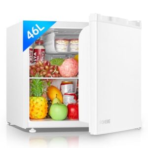 FOHERE Table Top Larder Mini Fridge 46L Capacity
