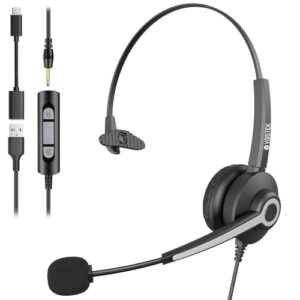 Voistek USB Headset with Microphone